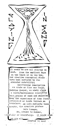 Playing in Sand Collectiv+description+PlayingInSand