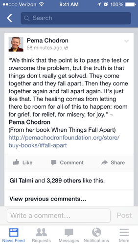 Pema Chodron - When Things Fall Apart - snippet